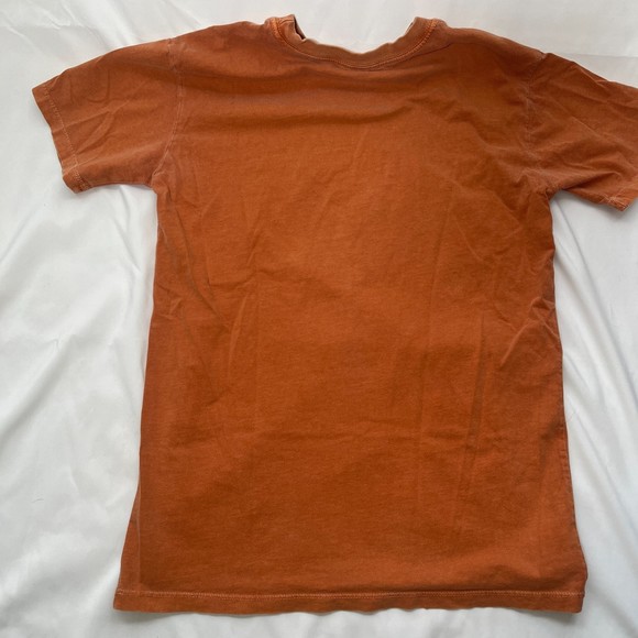 Alta Gracia 100% Cotton Soft Washed Orange Texas Longhorns Graphic Tee - Picture 5 of 6